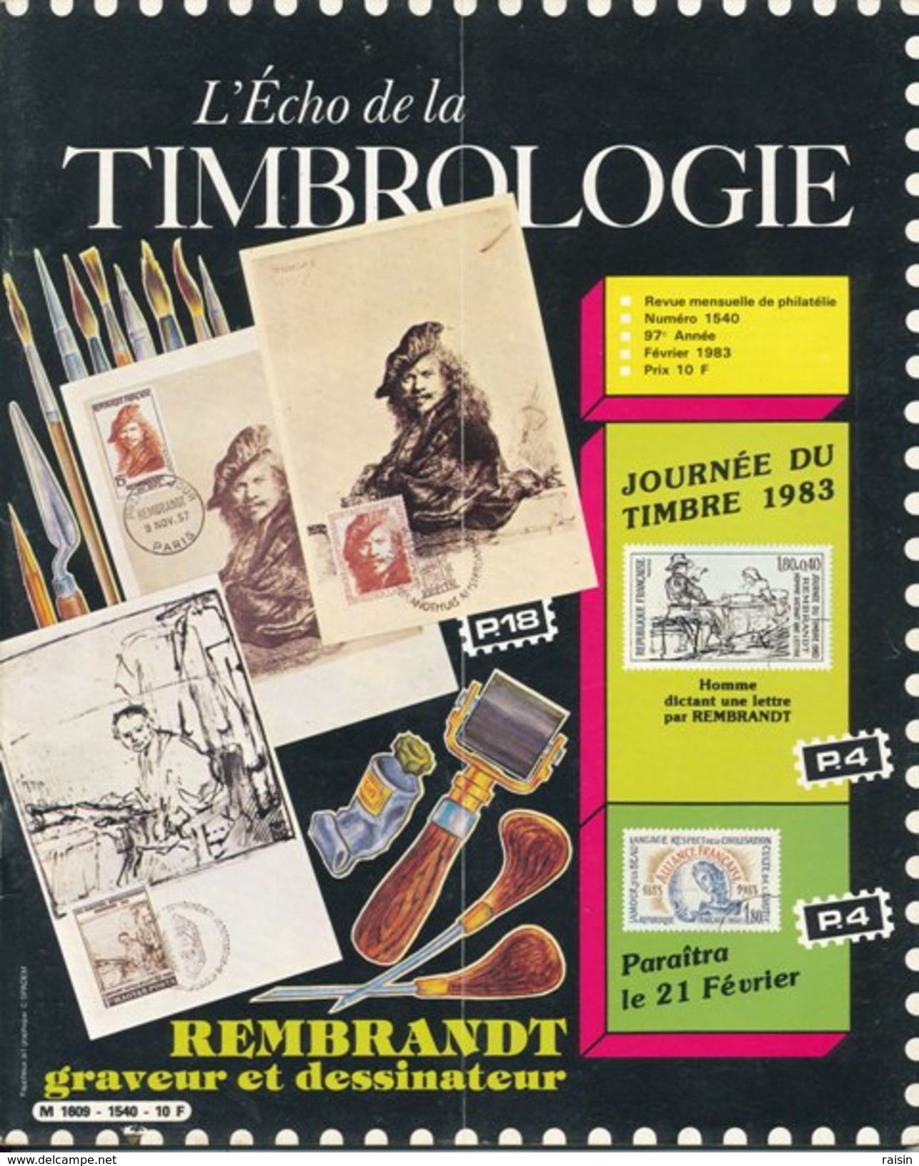 L'Echo De La Timbrologie Année 1983 10 Numéros - Francesi (dal 1941))