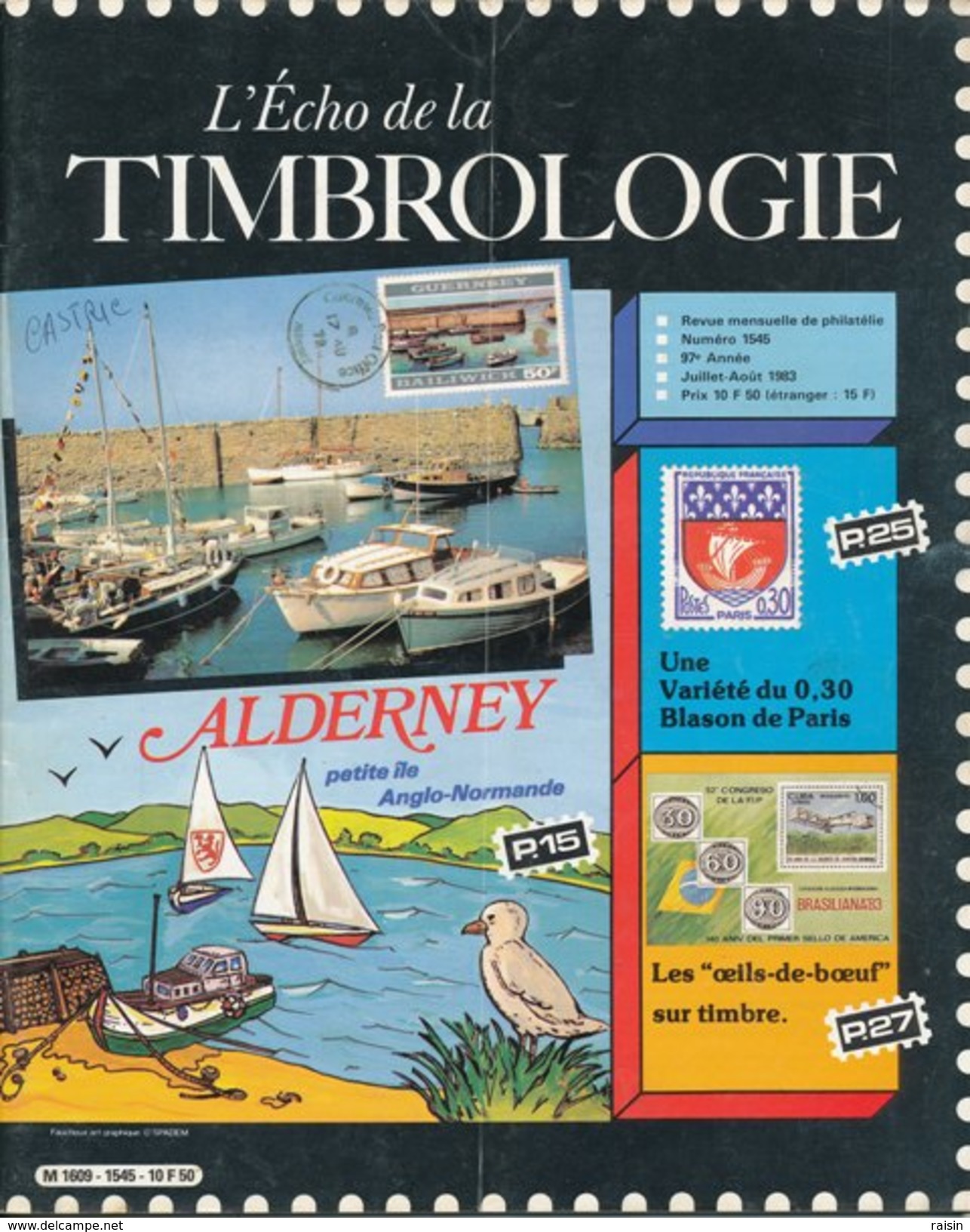 L'Echo de la Timbrologie année 1983 10 numéros