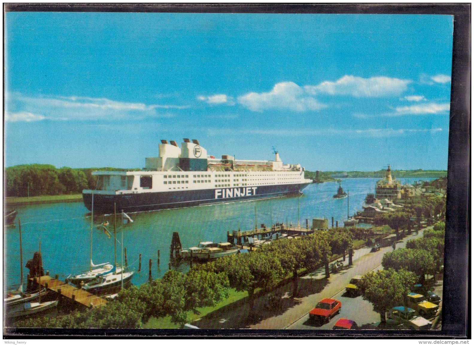 Lübeck Travemünde - Passagierfährschiff Finnjet Beim Einaufen In Den Hafen - Lübeck-Travemünde