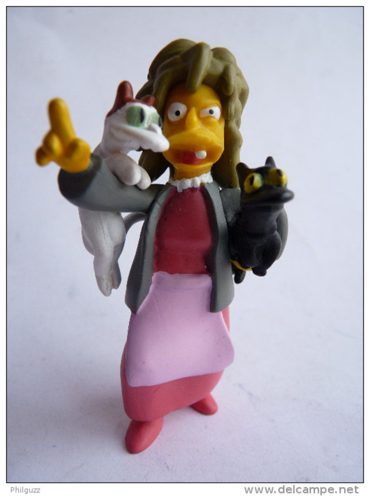 FIGURINE SIMPSON - UNITED LABEL 2009 - CRAZY CAT LADY (2) - Simpsons