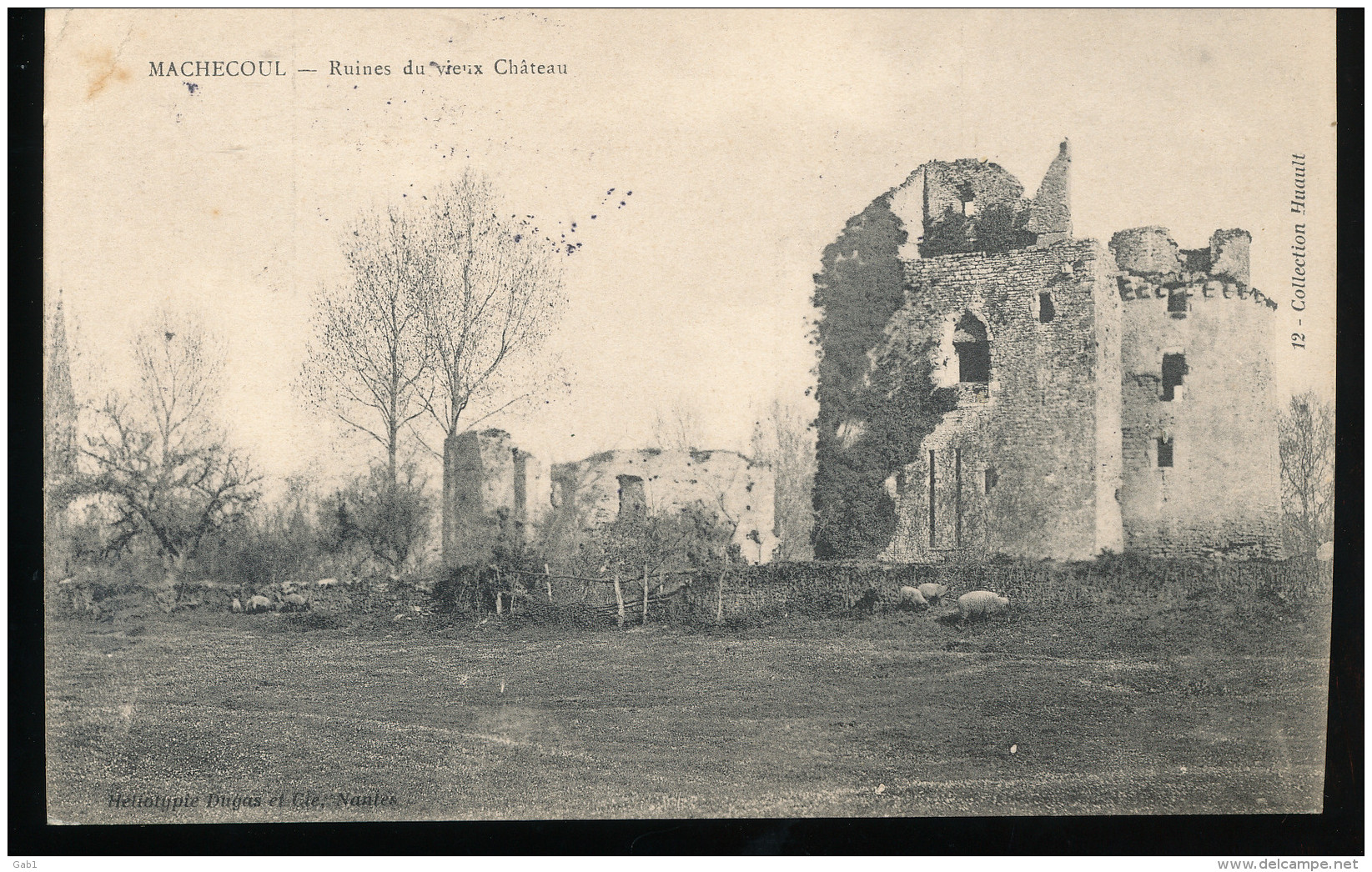 44 --- Machecoul --  Ruines Du Vieux Chateau - Machecoul