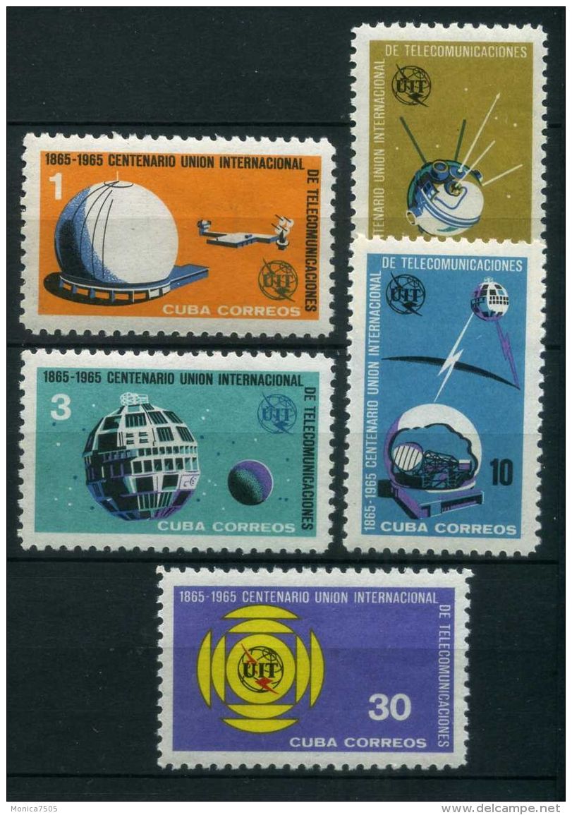 CUBA ( POSTE ) : Y&amp;T  N°  849/853  TIMBRES   NEUFS  SANS  TRACE  DE  CHARNIERE , A  VOIR . - Nuevos