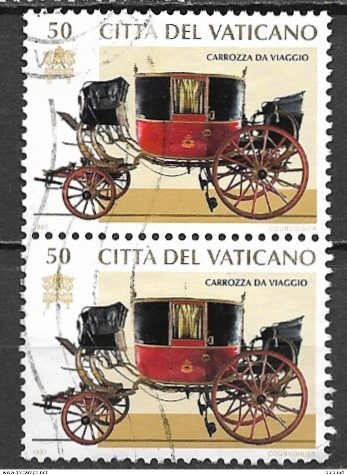 Timbres - Europe - Vatican - 1997 - 2 X 50.  - - Oblitérés