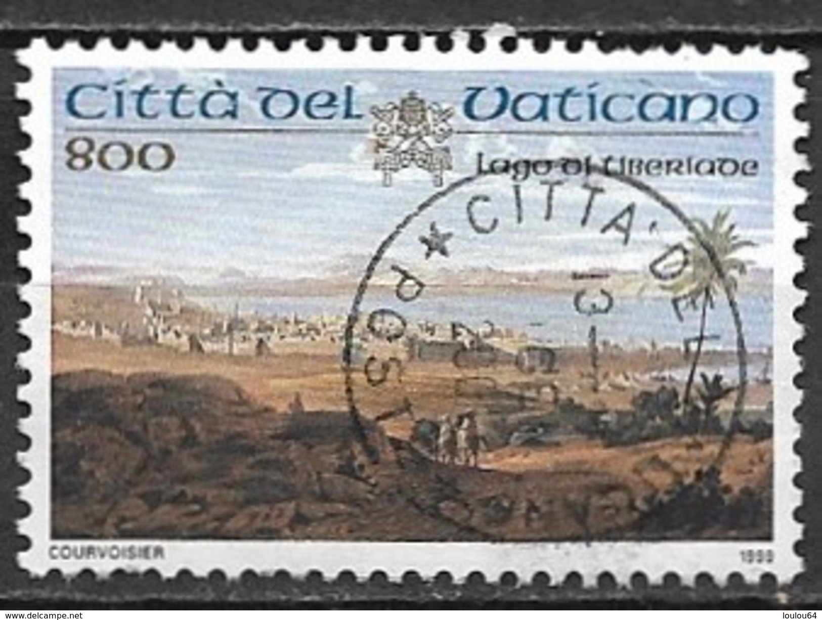 Timbres - Europe - Vatican - 1999 - 800. - Lago Di Tiberiade - - Oblitérés