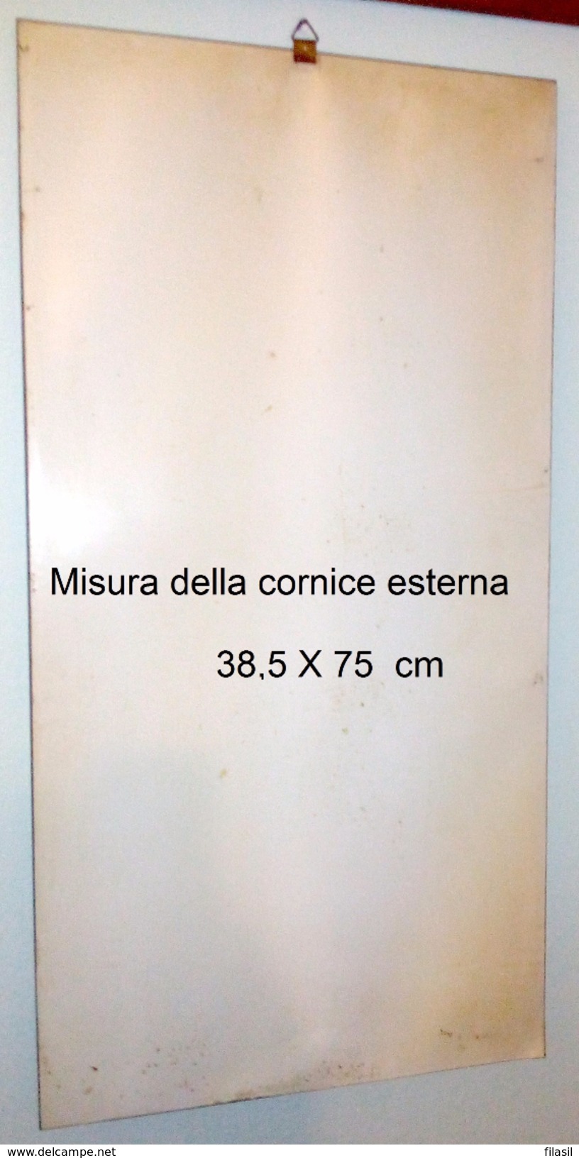 SI53D Italia Italy Quadro Stampa Originale Club Ferrari 1978 Misura Cornice Esterna 38,5x75 - Autres & Non Classés