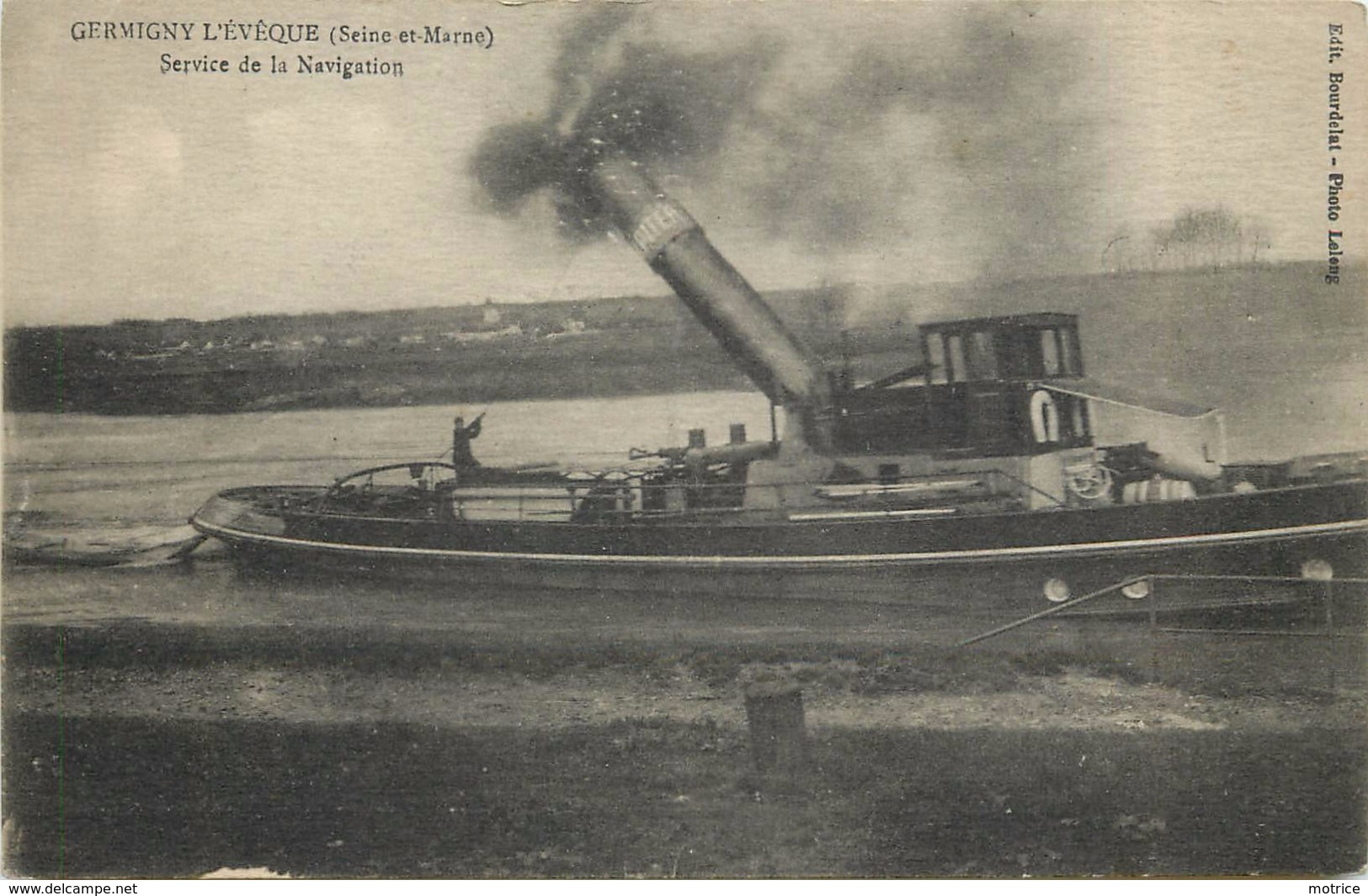 GERMIGNY L'EVEQUE - Service De La Navigation, Un Remorqueur. - Remorqueurs