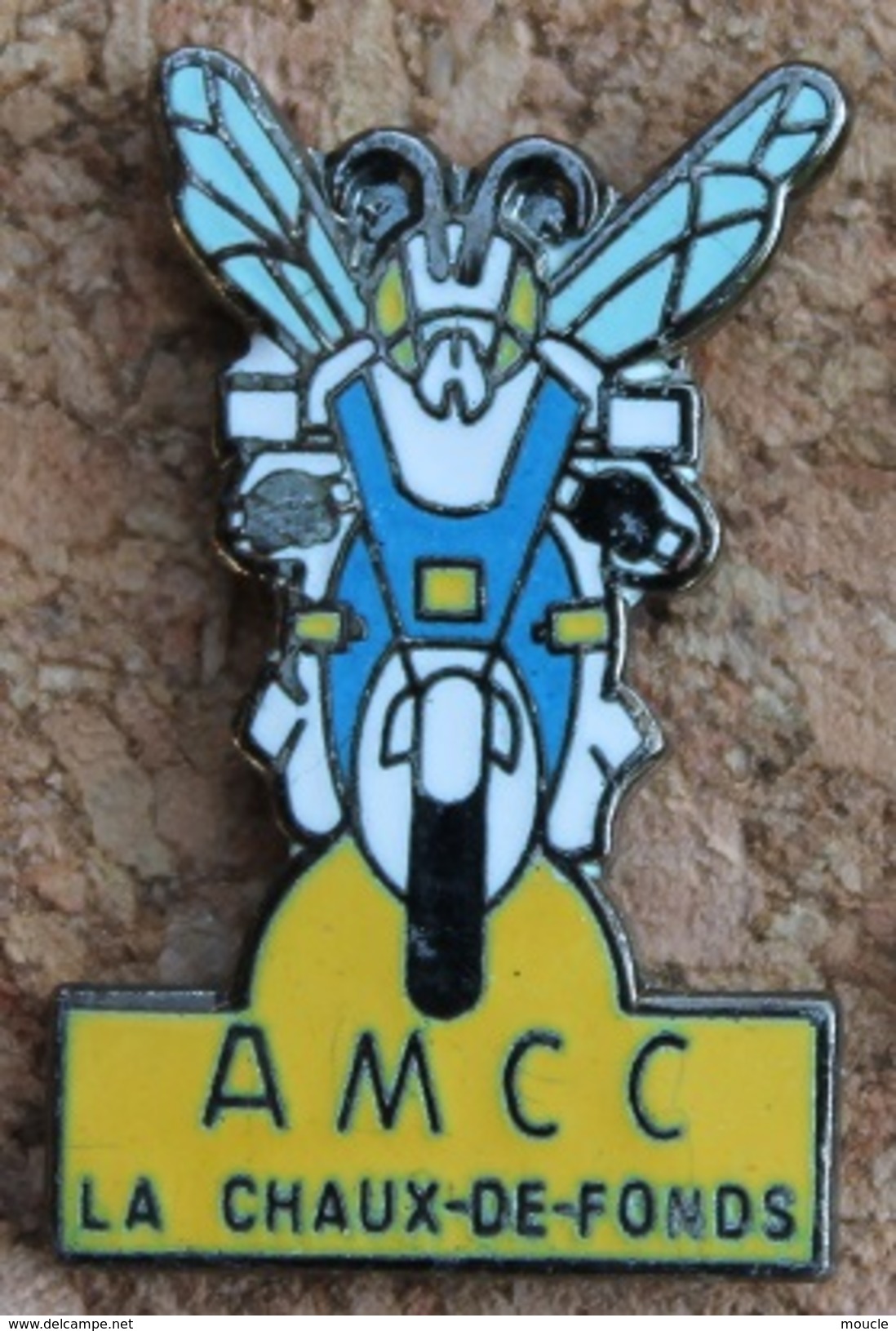 AMCC - AMICAL MOTARDS LA CHAUX-DE-FONDS - NEUCHÂTEL - SUISSE - ABEILLE - GUÊPE - MOTO -      (10) - Motorbikes