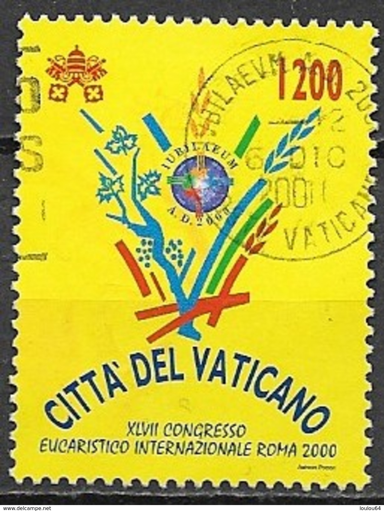 Timbres - Europe - Vatican - 2000 - 1200. - - Oblitérés