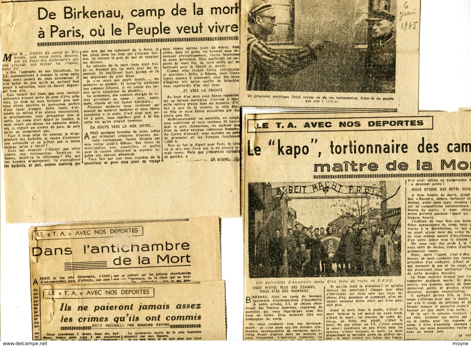 Hte Vienne - LE MASSACRE D'ORADOUR  SUR  GLANE - Par Les Hordes Hitleriennes - Edité Par Le Front National  -  WW2 - Limousin