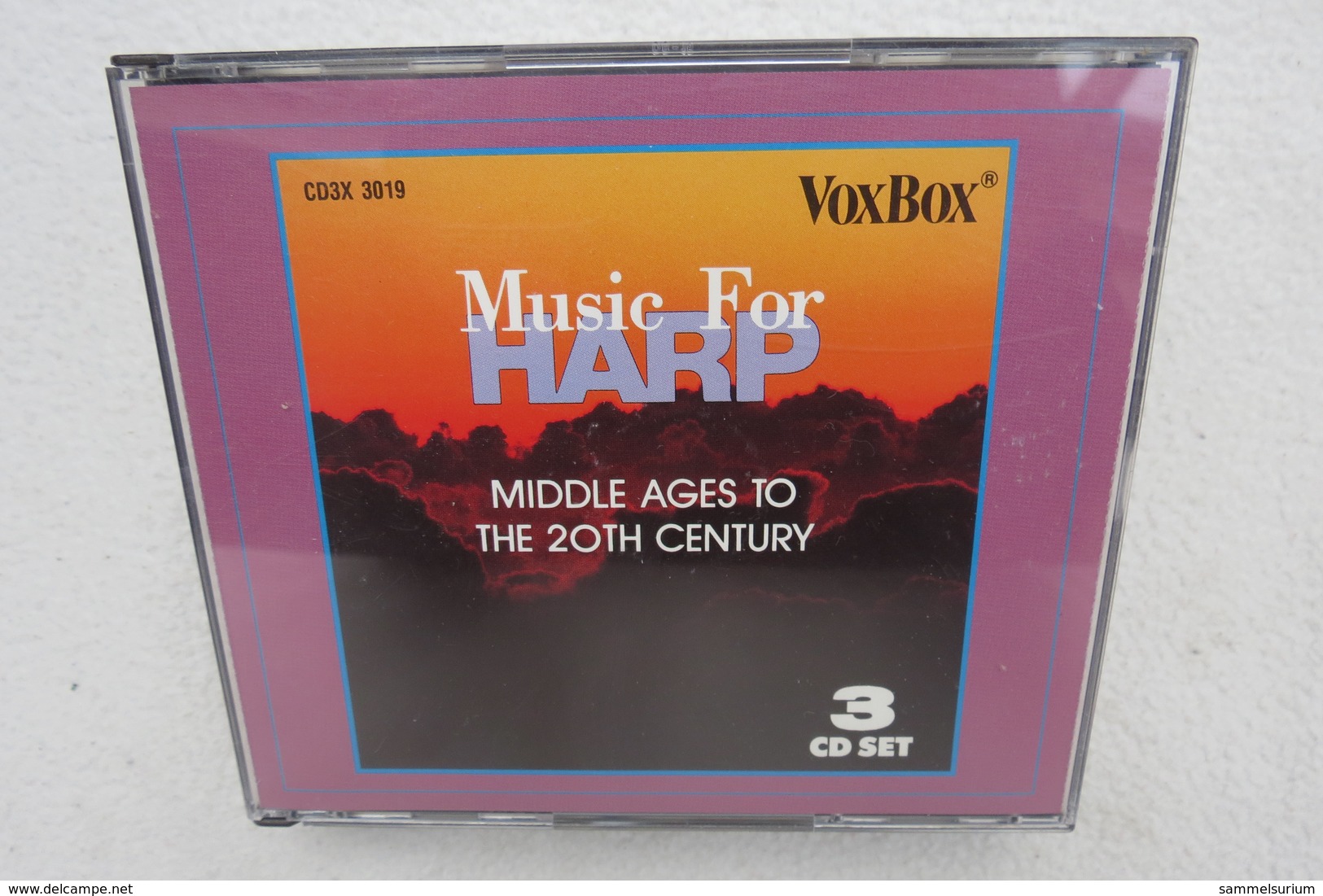 3 CD Set "Music For Harp" Middle Ages To The 20th Century - Instrumentaal