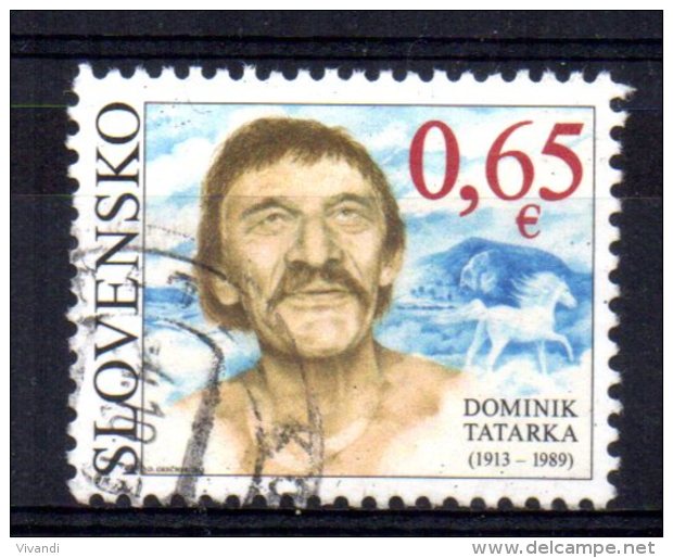 Slovakia - 2013 - Dominik Tatarka Birth Centenary - Used - Usados