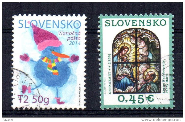 Slovakia - 2014 - Christmas - Used - Usados