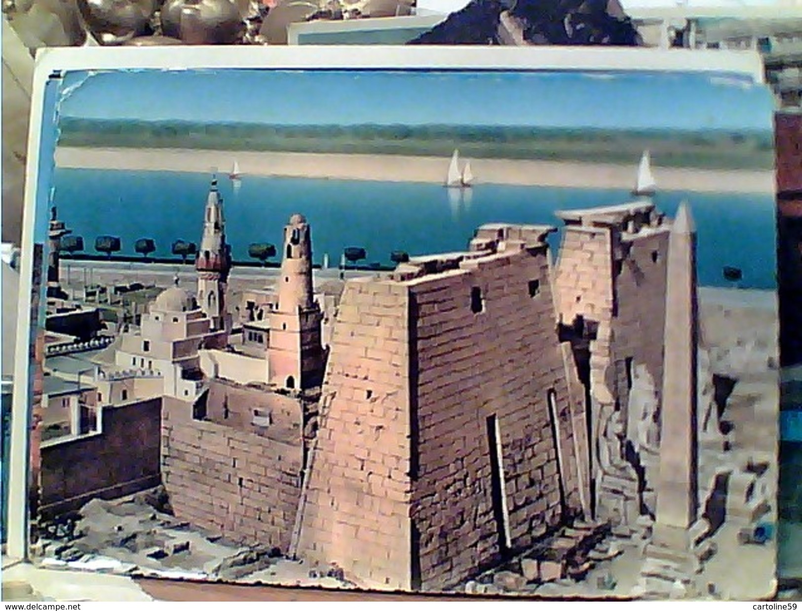 8 CARD EGITTO  EGYPT PIRAMIDI  ART STATUE LUXOR  GIZA  NVB1961/80 FV9095 - Pyramides