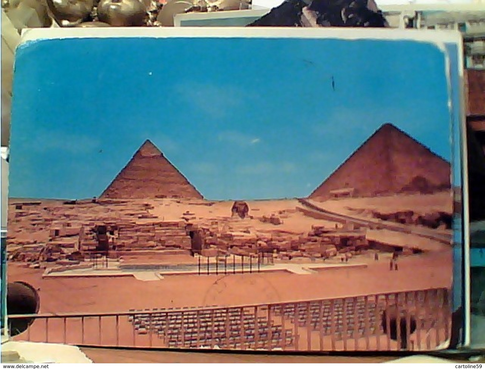 8 CARD EGITTO  EGYPT PIRAMIDI  ART STATUE LUXOR  GIZA  NVB1961/80 FV9095 - Pyramides