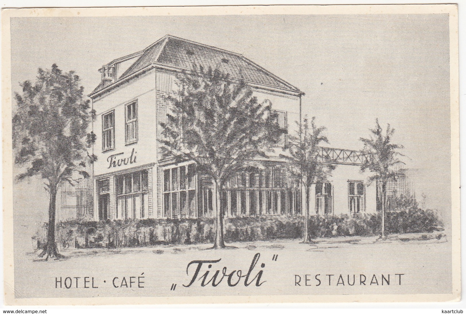 Goes - Hotel-Café-Restaurant 'TIVOLI' T.o. Station - Goes