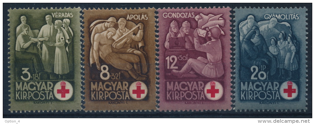 **Hungary 1942 Mi 691-94 (4) Red Cross MNH - Ungebraucht