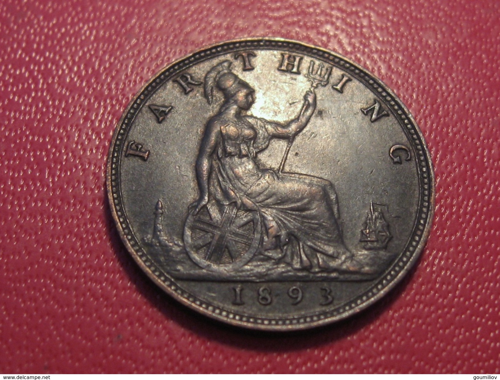 Grande-Bretagne - UK - Farthing 1893 Victoria 3716 - B. 1 Farthing