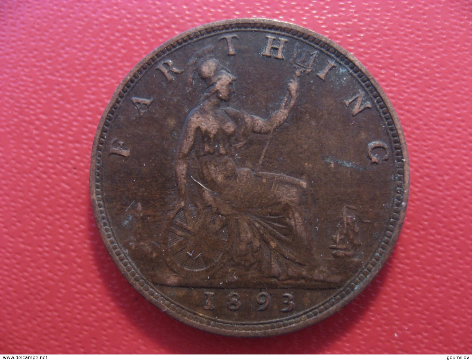 Grande-Bretagne - UK - Farthing 1893 Victoria 3758 - B. 1 Farthing