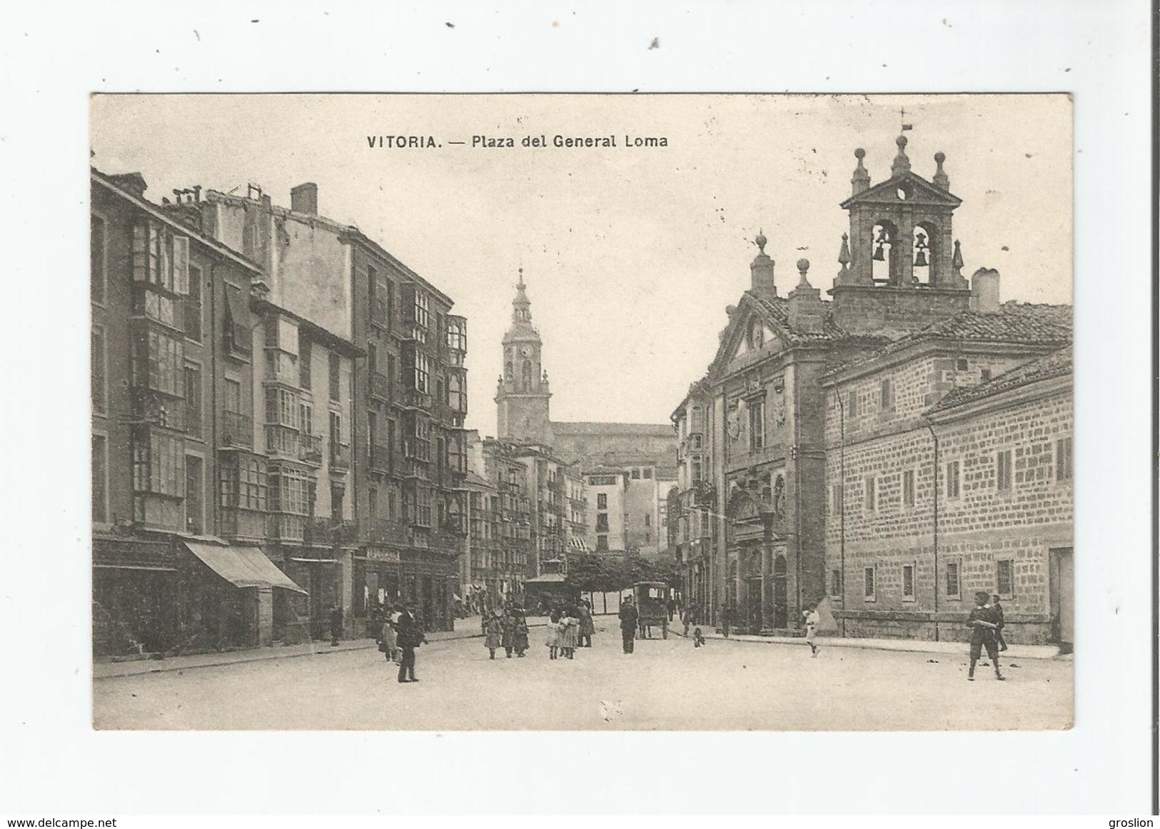 VITORIA (GASTEIZ) PLAZA DEL GENERAL LOMA 1908 - Álava (Vitoria)