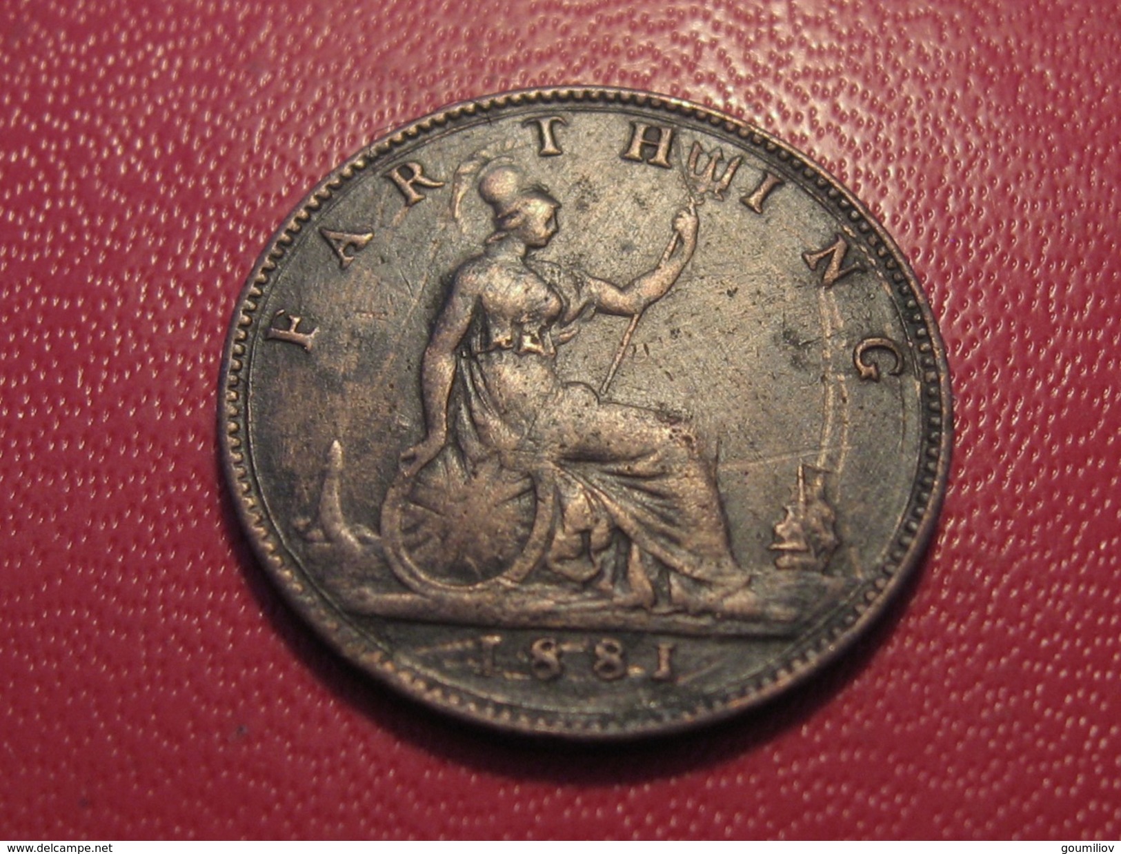 Grande-Bretagne - UK - Farthing 1881 Victoria 3787 - B. 1 Farthing