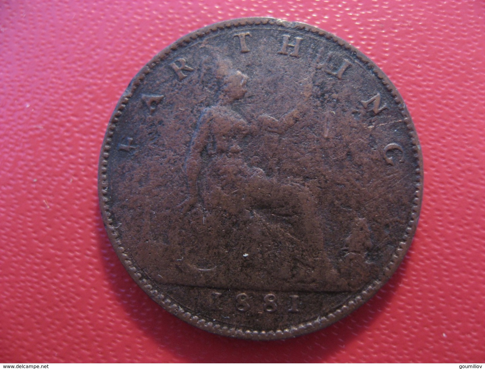 Grande-Bretagne - UK - Farthing 1881 Victoria 3869 - B. 1 Farthing