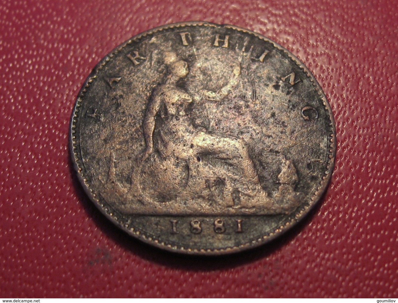 Grande-Bretagne - UK - Farthing 1881 Victoria 3869 - B. 1 Farthing