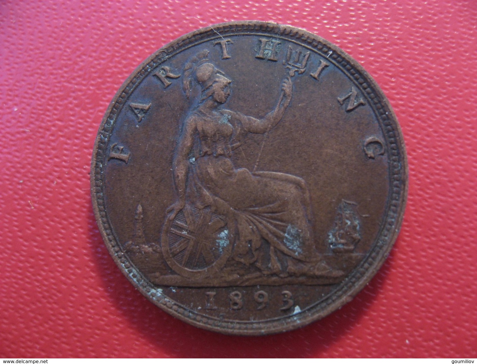 Grande-Bretagne - UK - Farthing 1893 Victoria 3873 - B. 1 Farthing