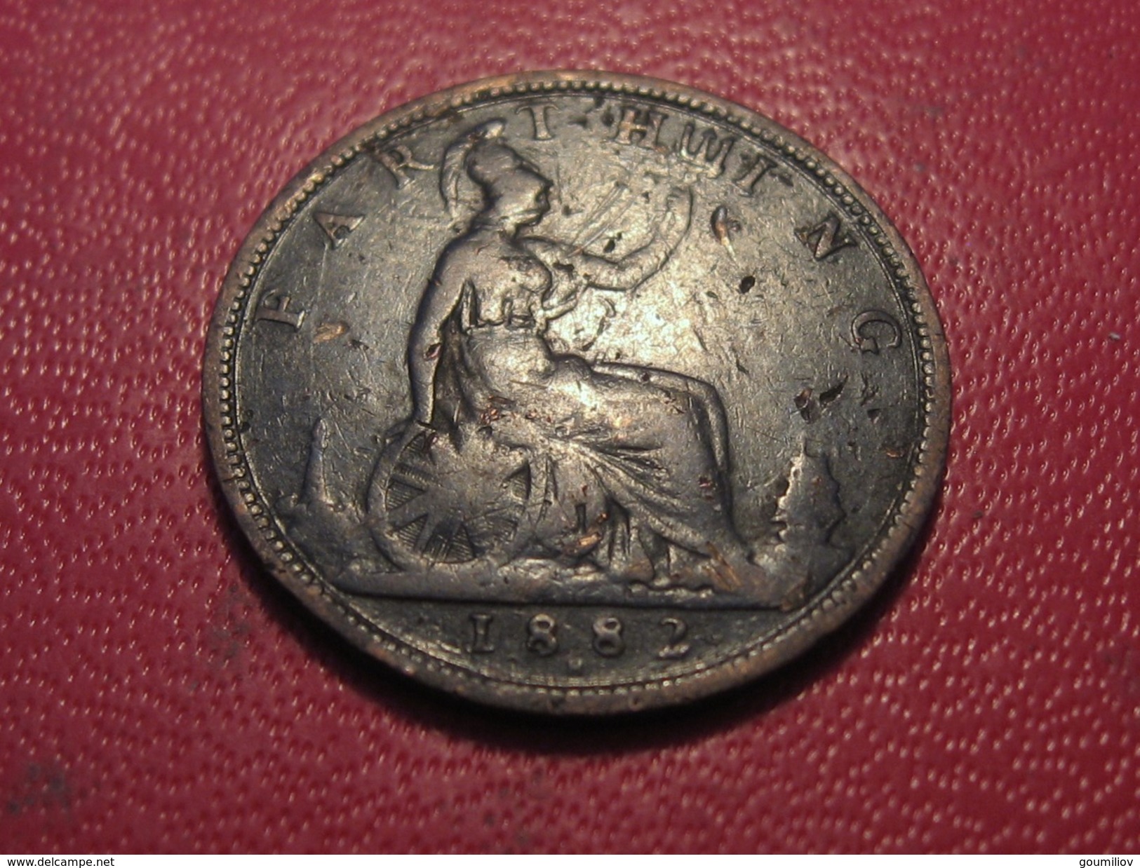 Grande-Bretagne - UK - Farthing 1882H Victoria 3914 - B. 1 Farthing