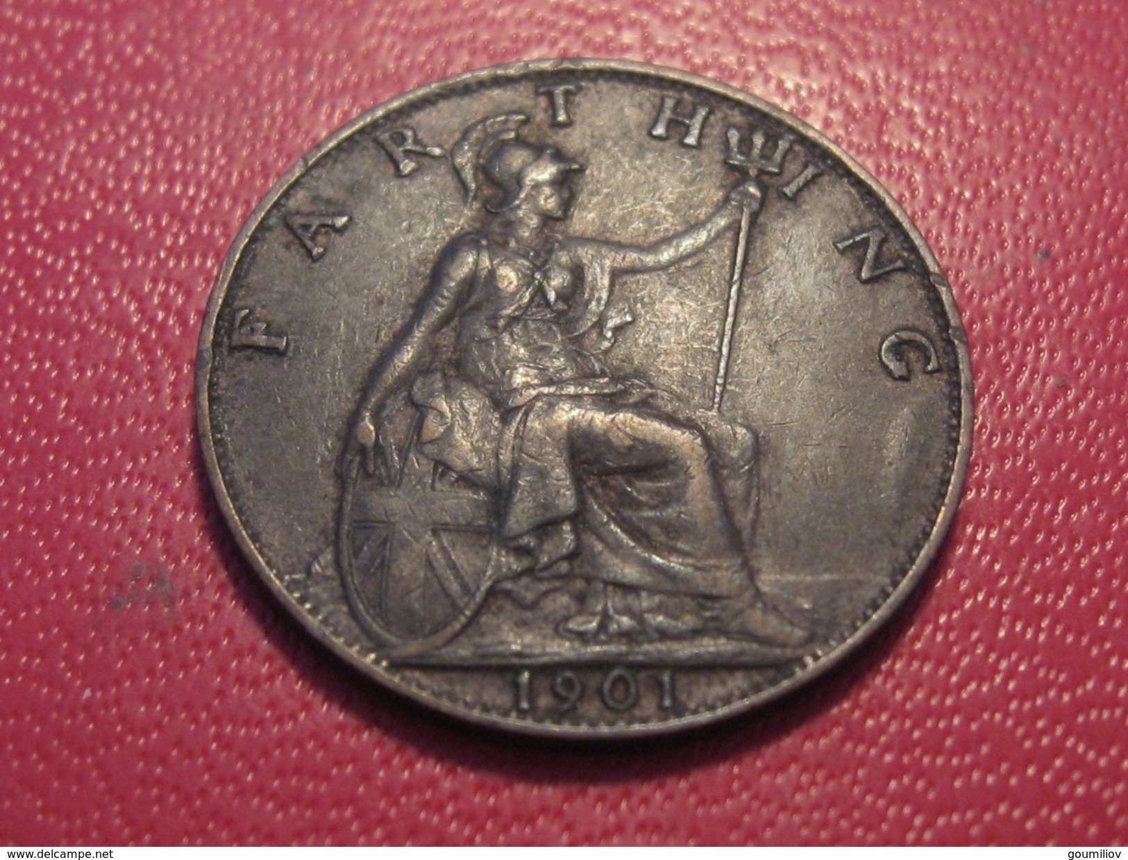 Grande-Bretagne - UK - Farthing 1901 Victoria 3918 - B. 1 Farthing