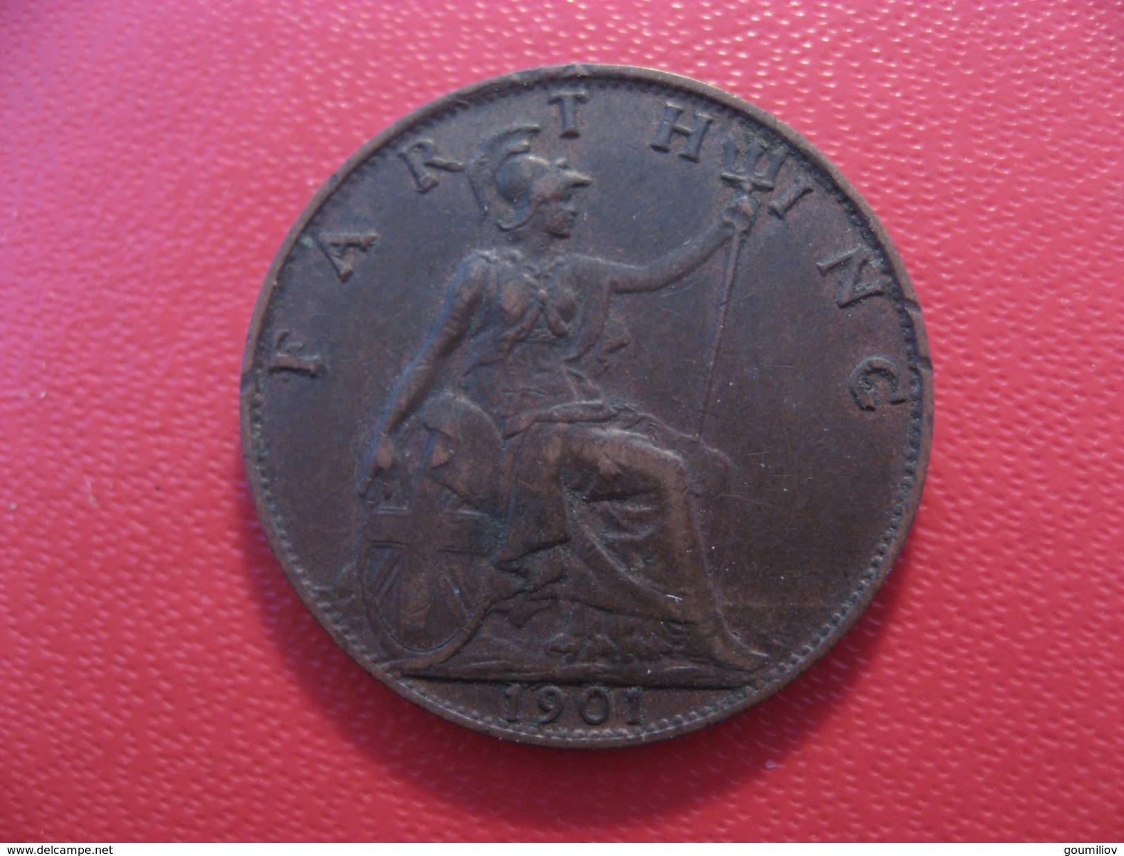 Grande-Bretagne - UK - Farthing 1901 Victoria 3918 - B. 1 Farthing