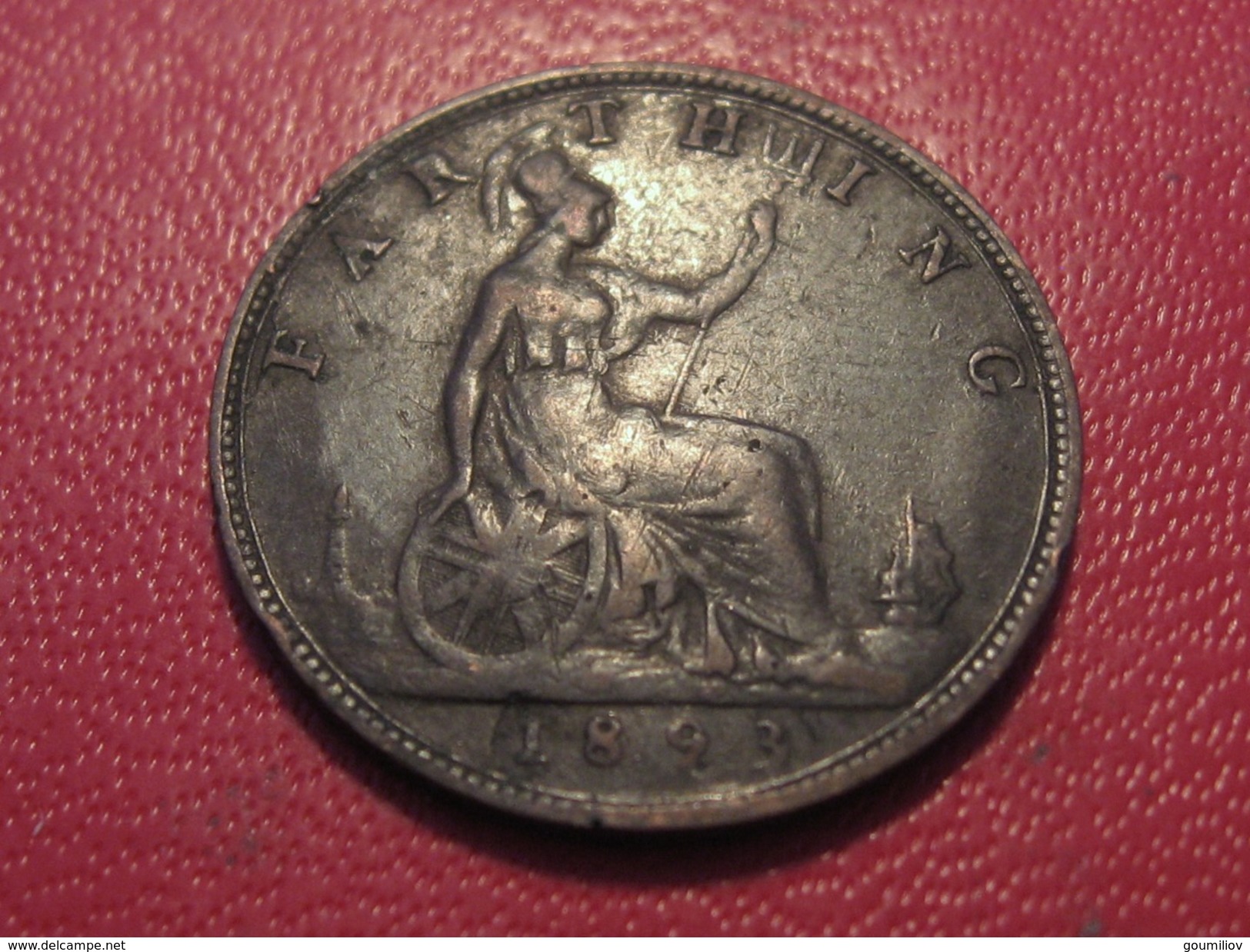 Grande-Bretagne - UK - Farthing 1893 Victoria 3963 - B. 1 Farthing