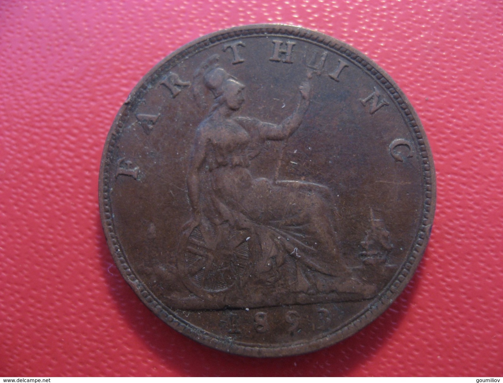 Grande-Bretagne - UK - Farthing 1893 Victoria 3963 - B. 1 Farthing