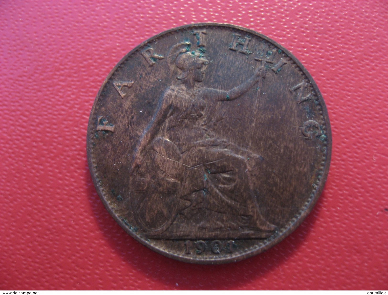 Grande-Bretagne - UK - Farthing 1901 Victoria 3967 - B. 1 Farthing