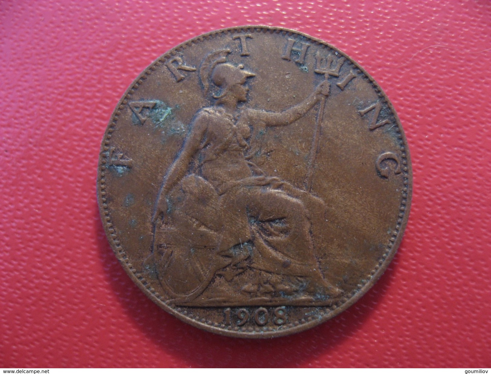 Grande-Bretagne - UK - Farthing 1908 Edward VII 3951 - B. 1 Farthing