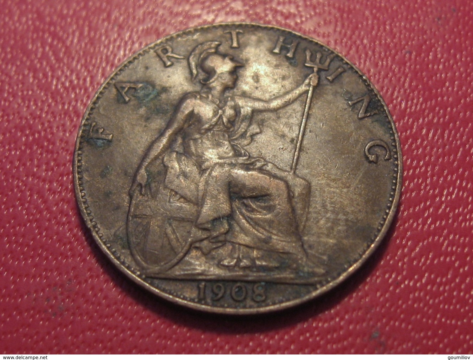 Grande-Bretagne - UK - Farthing 1908 Edward VII 3951 - B. 1 Farthing