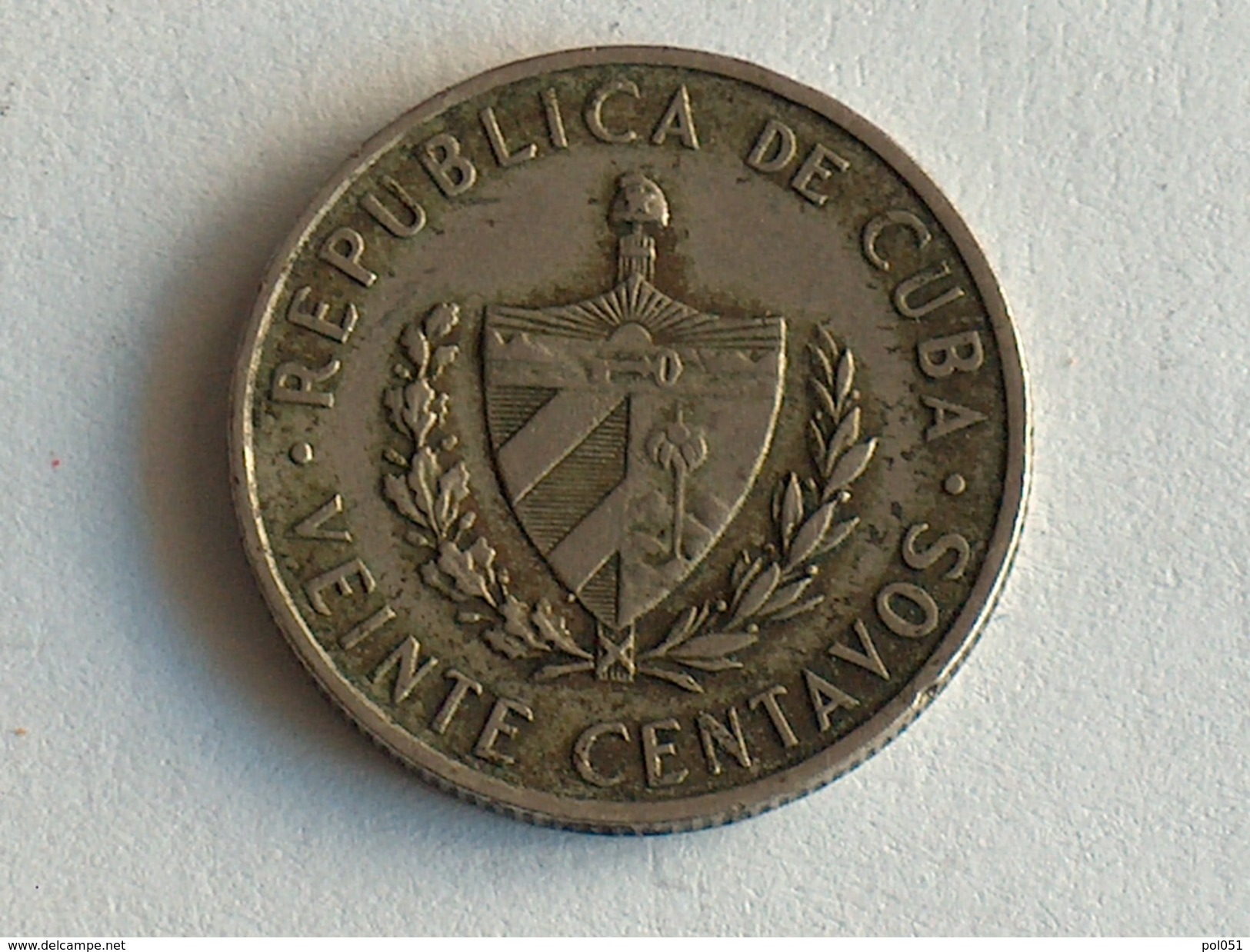 CUBA 20 CENTAVOS 1962 - Cuba