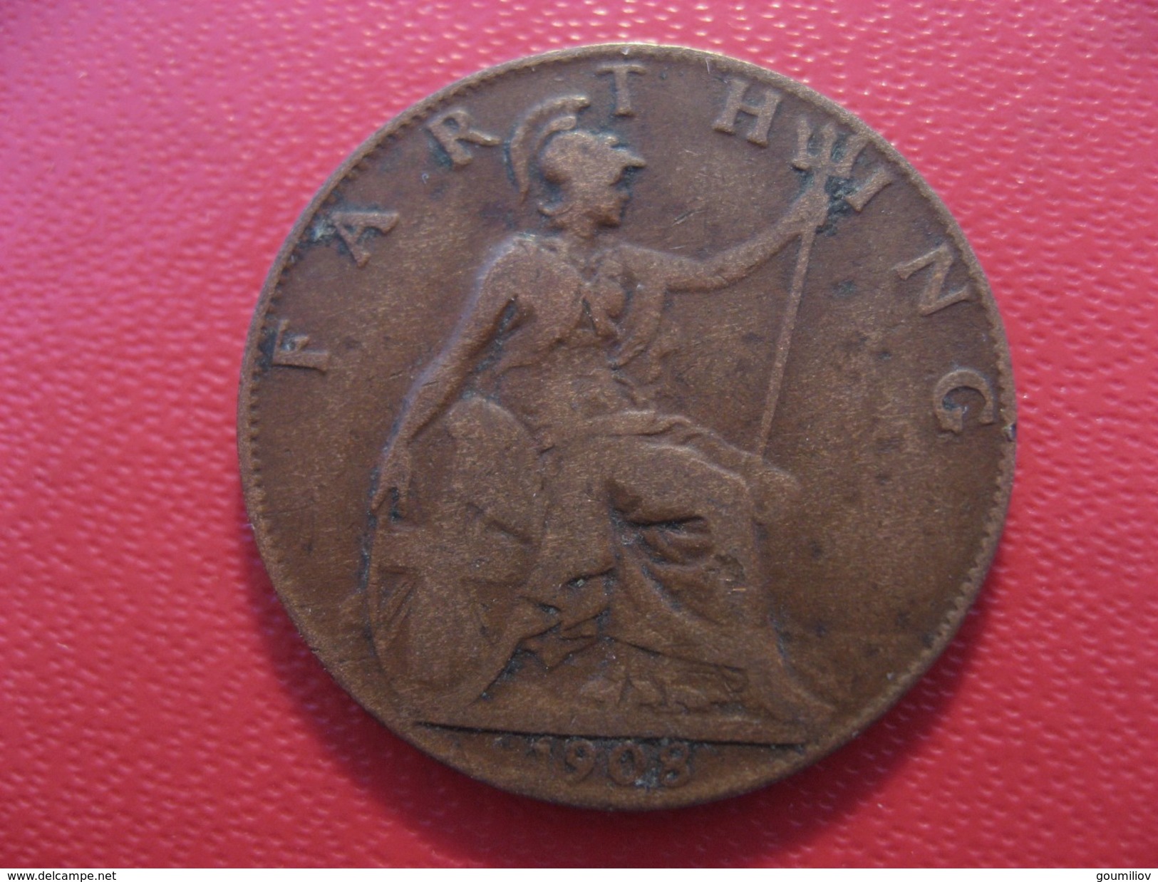 Grande-Bretagne - UK - Farthing 1908 Edward VII 3946 - B. 1 Farthing