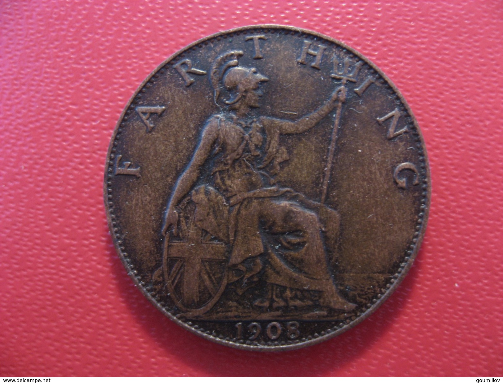 Grande-Bretagne - UK - Farthing 1908 Edward VII 3740 - B. 1 Farthing