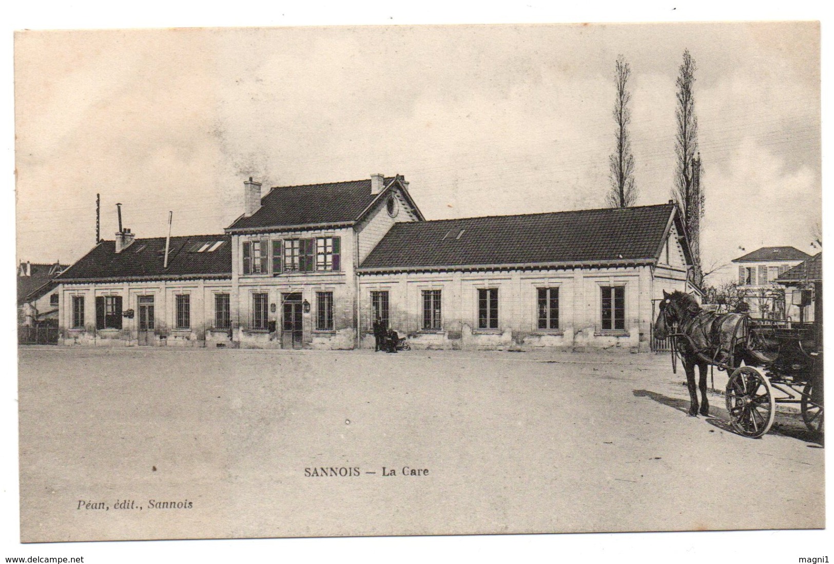 95 - Cpa - SANNOIS - La Gare - Sannois