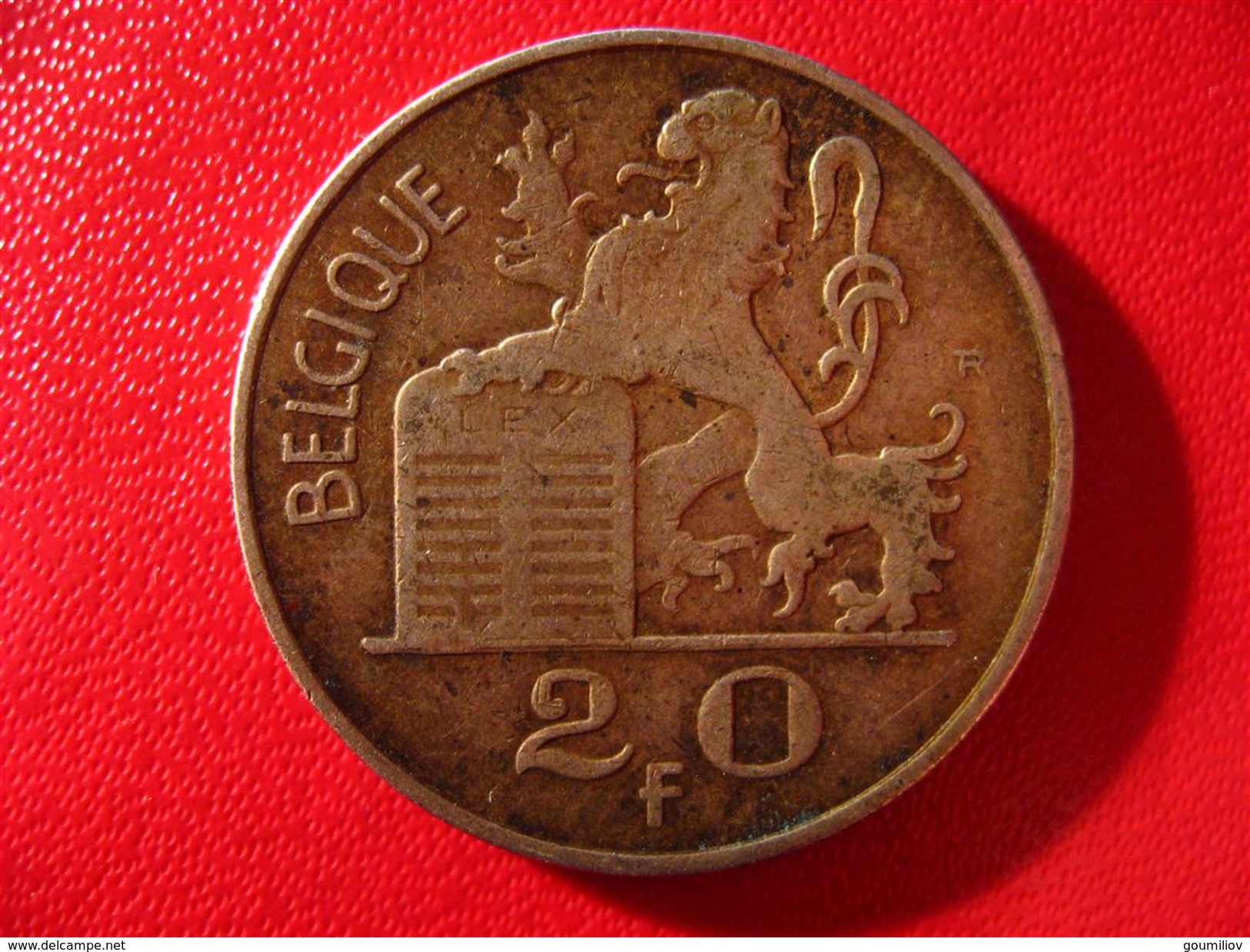 Belgique - 20 Francs 1950 3801 - 20 Franc