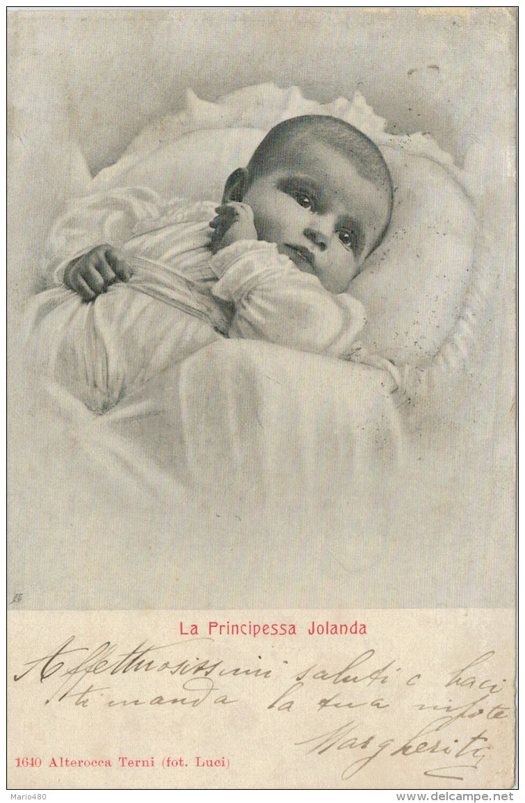 LA  PRINCIPESSA   JOLANDA        2   SCAN    (NUOVA) - Genealogy