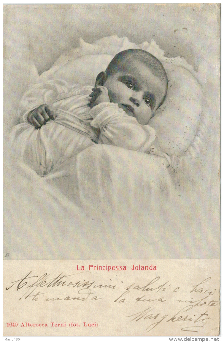 LA  PRINCIPESSA   JOLANDA        2   SCAN    (NUOVA) - Genealogia