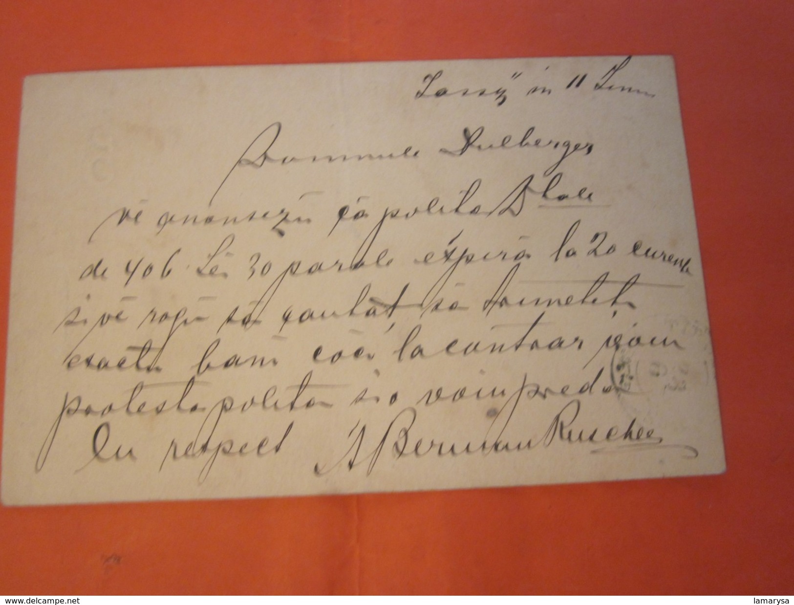 1890 Timbre  Romana Roumanie Europe  5 Cinci Bani  Carta De Posta Carte Lettre Correspondance Entiers Postaux Fergu - Enteros Postales