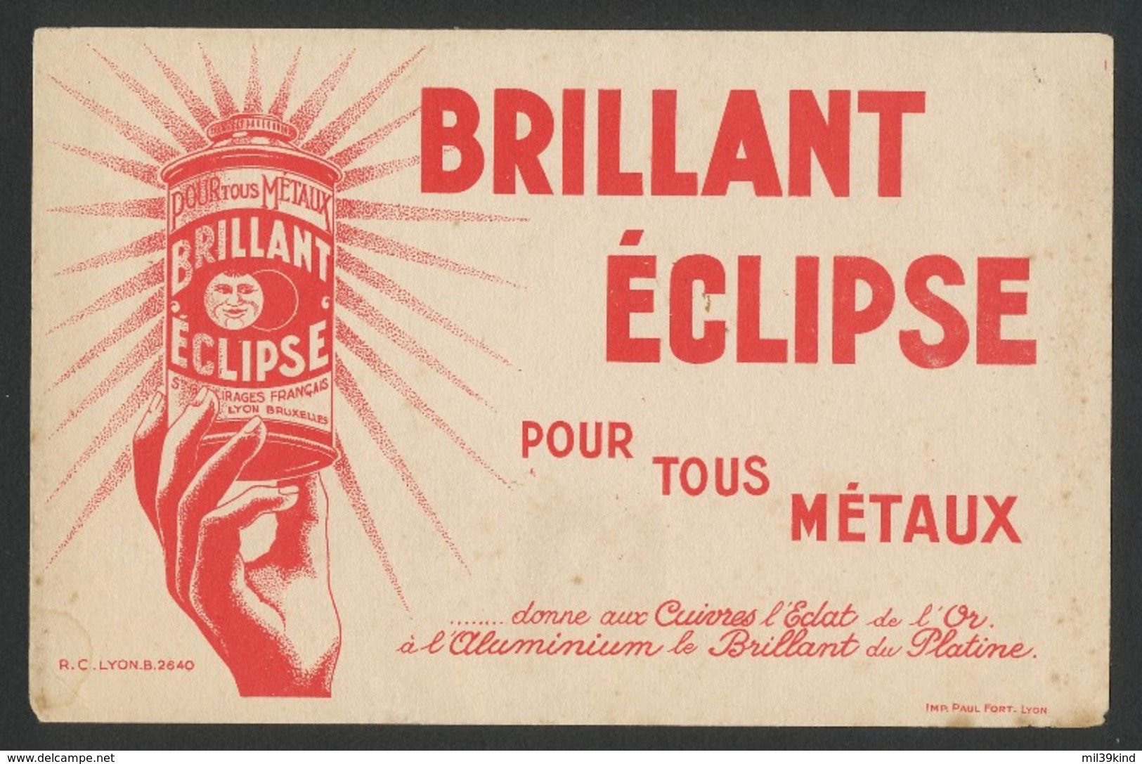 Buvard -  BRILLANT ECLIPSE - Produits Ménagers