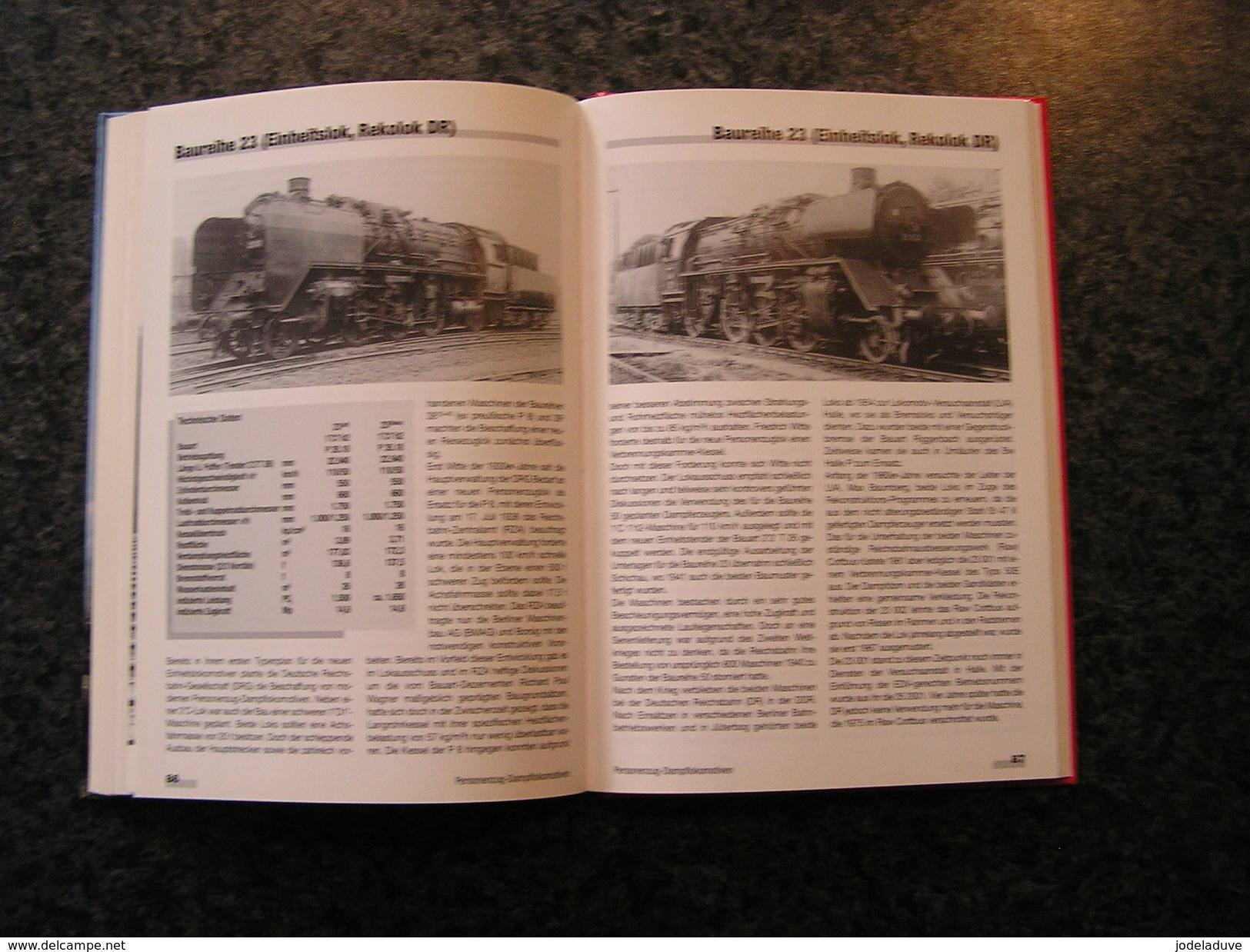 TYPENKUNDE DEUTSCHER SCHNELL UND PERSONENZUGDAMPFLOKS Chemin de Fer Allemand Locomotive BR Train Steam dampfloks Rail