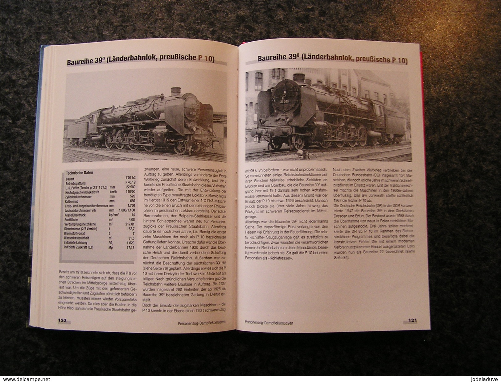 TYPENKUNDE DEUTSCHER SCHNELL UND PERSONENZUGDAMPFLOKS Chemin de Fer Allemand Locomotive BR Train Steam dampfloks Rail