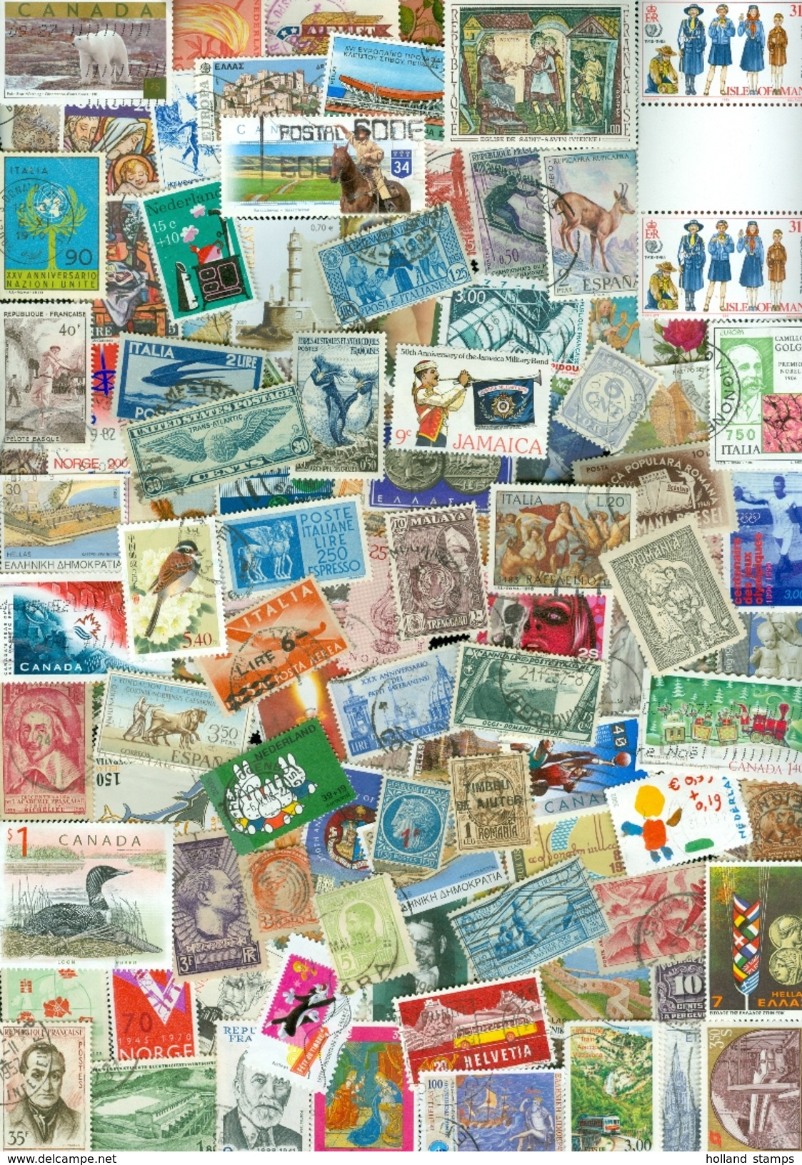 1 KILO TEMBRES DU MONDE SANS PAPIER A PROPOS 20.000 TEMBRES De CHARITE - Lots & Kiloware (mixtures) - Min. 1000 Stamps