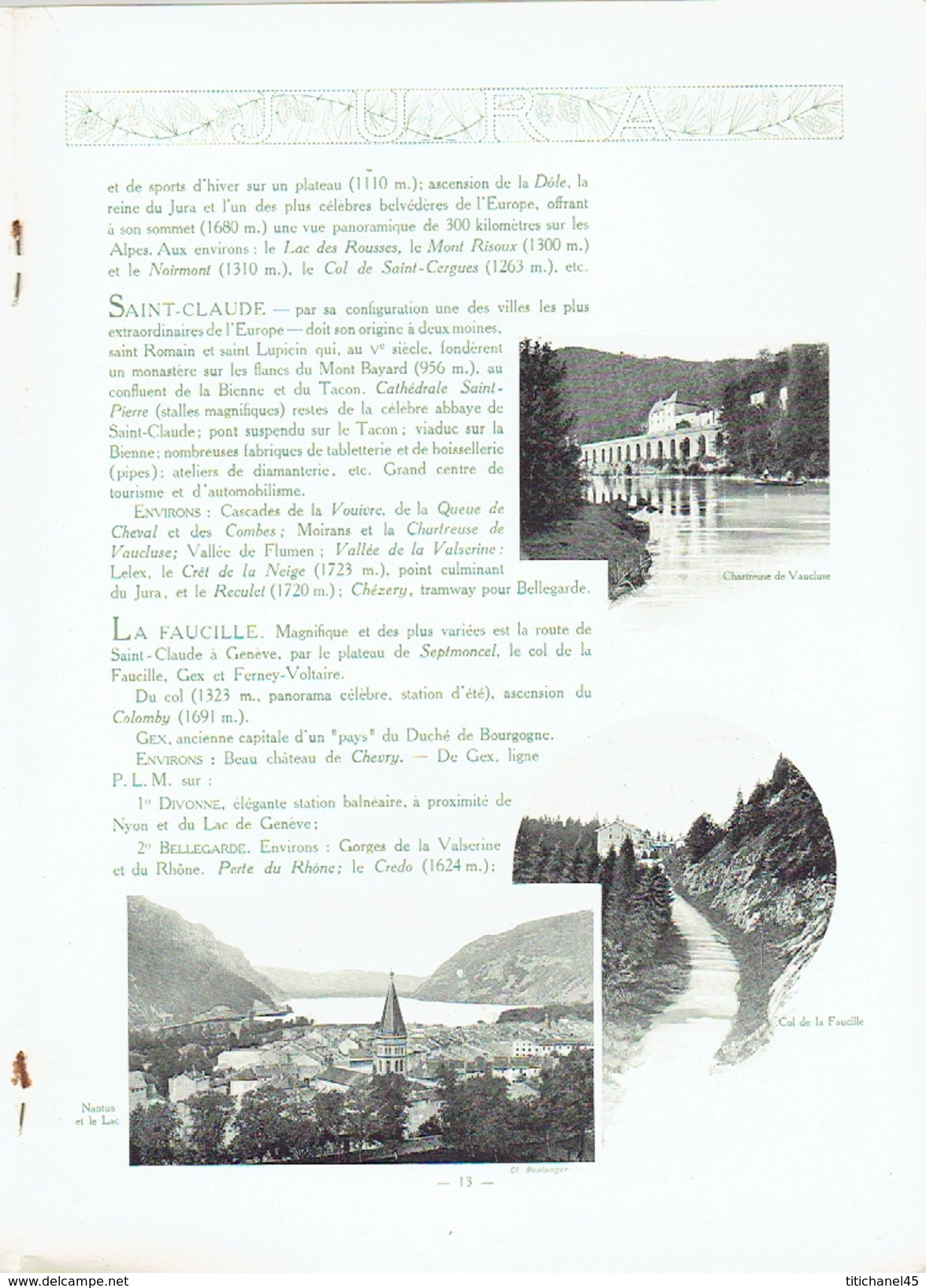 ATLAS P.L.M. JURA-BOURGOGNE - FRANCHE-COMTE - BRESSE -DIJONNAIS - AUSSOIS - MORVAN - NIVERNAIS CHEMINS DE FER PARIS-LYON