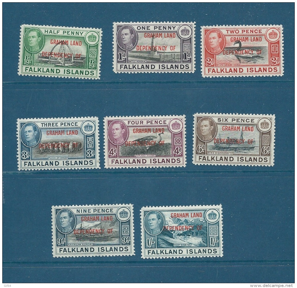 FALKLAND/ GRAHAM LAND - 1944  - Yvert N° 9 à 16 ** Sans Charniere - Cw  7302 - Falkland Islands