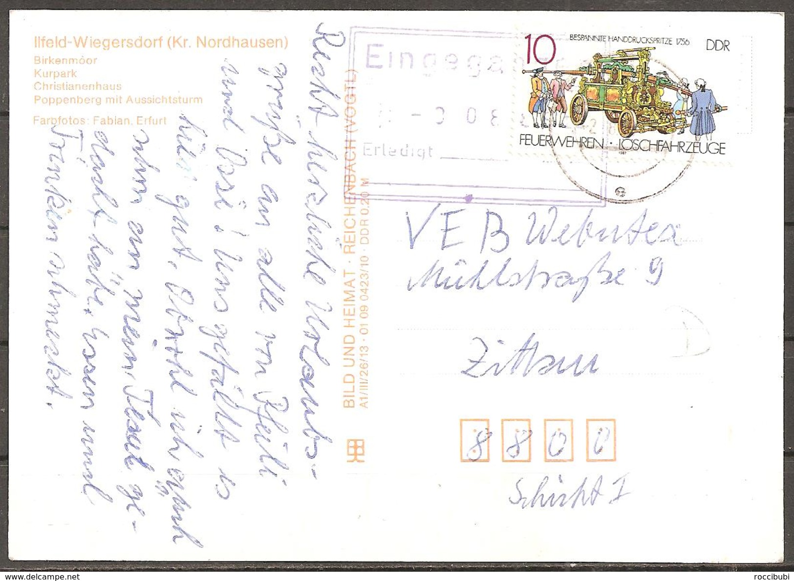(4379) Ilfeld - Wiegersdorf - Kreis Nordhausen - Nordhausen